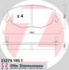 ZIMMERMANN 23279.185.1 Комплект тормозных колодок, диско