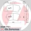 ZIMMERMANN 23326.175.1 Комплект тормозных колодок, диско