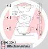 ZIMMERMANN 23392.200.1 Комплект тормозных колодок, диско