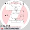 ZIMMERMANN 23402.200.1 Комплект тормозных колодок, диско