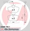 ZIMMERMANN 23446.165.1 Комплект тормозных колодок, диско