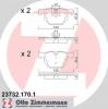 ZIMMERMANN 23732.170.1 Комплект тормозных колодок, диско