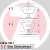 ZIMMERMANN 23912.185.1 Комплект тормозных колодок, диско