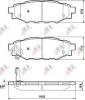 A.B.S. 37499 Комплект тормозных колодок, диско; Комплект тормозных колодок, диски стояночной тормозной сист.