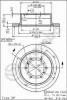 BREMBO 08.7106.10 Тормозной диск