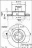 BREMBO 09.5710.10 Тормозной диск
