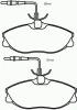 BREMBO P 61 057 Комплект тормозных колодок, диско