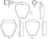 BREMBO P 85 054 Комплект тормозных колодок, диско