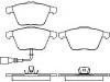 BREMBO P 85 079 Комплект тормозных колодок, диско