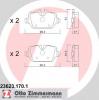 ZIMMERMANN 23623.170.1 Комплект тормозных колодок, диско