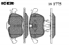 ICER 181775 Комплект тормозных колодок, диско