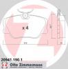 ZIMMERMANN 20941.190.1 Комплект тормозных колодок, диско