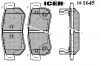 ICER 181645 Комплект тормозных колодок, диско