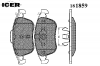 ICER 181859 Комплект тормозных колодок, диско