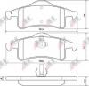 A.B.S. 38791 Комплект тормозных колодок, диско; Комплект тормозных колодок, диски стояночной тормозной сист.