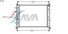 AVA COOLING SYSTEMS FT2161 Радиатор, охлаждение двигател