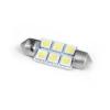 AVS A07042S Лампа светодиодная T11 12V 6500К AVS (5050 6SMD, белый, SV8,5/8,L=36 мм) (2 шт.)
