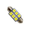 AVS A07042S Лампа светодиодная T11 12V 6500К AVS (5050 6SMD, белый, SV8,5/8,L=36 мм) (2 шт.)
