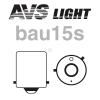 AVS A78338S Лампа подсветки P21W 12V 21W AVS Vegas (со смещенным цоколем, BOX) (10 шт.)