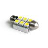 AVS A80589S Светодиод 12В  5Вт салонный 36 мм белый 6 SMD с обманкой 2 шт. блистер AVS