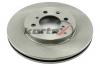 KORTEX KD0228 Диск торм. HONDA JAZZ II 02-08 перед.вент.(d=258mm)