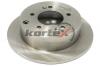 KORTEX KD0409 Диск торм. KIA CERATOSOUL 09- зад.(d=262mm)