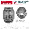 CBD CBD324011 Гофра глушителя 3х-сл WIRE MESH 55-100. CBD324.011 CBD CBD324011