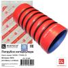 ROSTECO 21426 Патрубок интеркулера (D=100 mm, L210 mm, 6 колец) MVQ