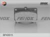 FENOX BP43015 Колодки тормозные передние
