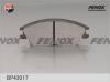 FENOX BP43017 Колодки дисковые передние, 4 шт.