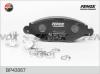 FENOX BP43067 Комплект дисковых тормозных колодок
