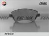 FENOX BP43081 Колодки торм.пер.