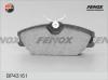 FENOX BP43161 Комплект тормозных колодок, дисковый тормоз