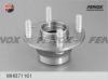FENOX WHB71161 Ступица в сборе с подшипником задняя Kia Spectra ИЖ 05- , Shuma 97-04 WHB71161