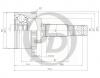 JD JCT0029A Шрус внешний JCV-NI34A44