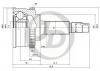 JD JCT0039A Шрус внешний JCV-NI76A44