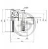 JD JCT0081A ШРУС внешний ABS