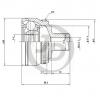 JD JCT0093A Шрус внешний ABS