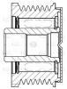 StartVOLT SGP0807 Шкив генератора Kia Mohave 07-; Hyundai ix55 08- 3.0CRDi Startvolt