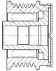 StartVOLT SGP0822 SGP 0822_шкив генератора!\ KIA Sportage III 2.0 10>, Hyundai Tucson 2.0 05-09