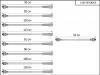 CARGEN 1303707080CR Провода высоковольтные для а/м ЗиЛ-130, Г*З-53 CARGEN (комплект)