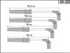 CARGEN AX102 Провода в/в Daewoo Nexia DOHC; Chevrolet Lacetti, Aveo (F14D3, F16D3) CARGEN