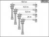 CARGEN AX116 Провода в/в Hyundai Sonata EF 02-, ELantra, Tucson, Matrix 04- 1,8-2,0 DOHC CARGEN