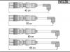 CARGEN AX136 Провода в/в VAG Golf; Oktavia, Fabia; Passat, Jetta, Polo 1,2 TSI CARGEN