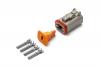 CARGEN AX8134S Разъем Deutsch DT06-4S 4-х контактный под сечение кабеля 0.5-0.8 мм