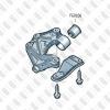 FIXAR FG0106 Сайлентблок задний переднего рычага, без кронштейна