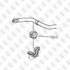 FIXAR FG0253 Втулка зад.стабл.NISSAN QASHQAI 06=&gt;