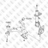 FIXAR FG0386 Сайлентблок переднего рычага,задний