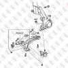 FIXAR FG0425 Сайлентблок переднего рычага,передний