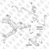 FIXAR FG0444 Сайлентблок переднего рычага, задний